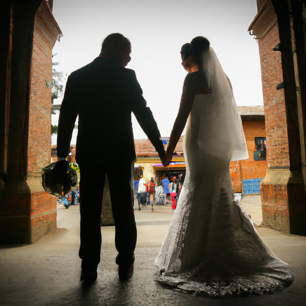 Fotografía de boda documental en Bogotá, salida de iglesia